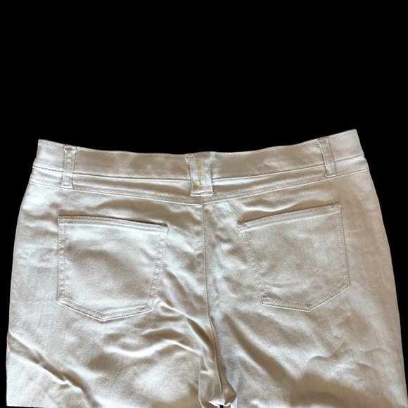 🎁 Dismero Beige Gold Accent Jeans - Picture 6 of 9